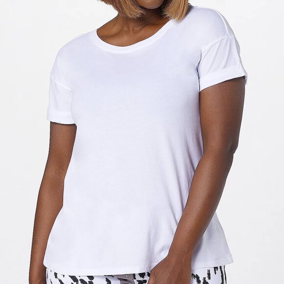 Seed to Style Organic Cotton Solid Short-Sleeve T-shirt Top 13555 - Picture 1 of 1